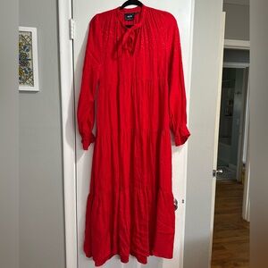 Red Maxi Dress from Maeve by Anthropologie.